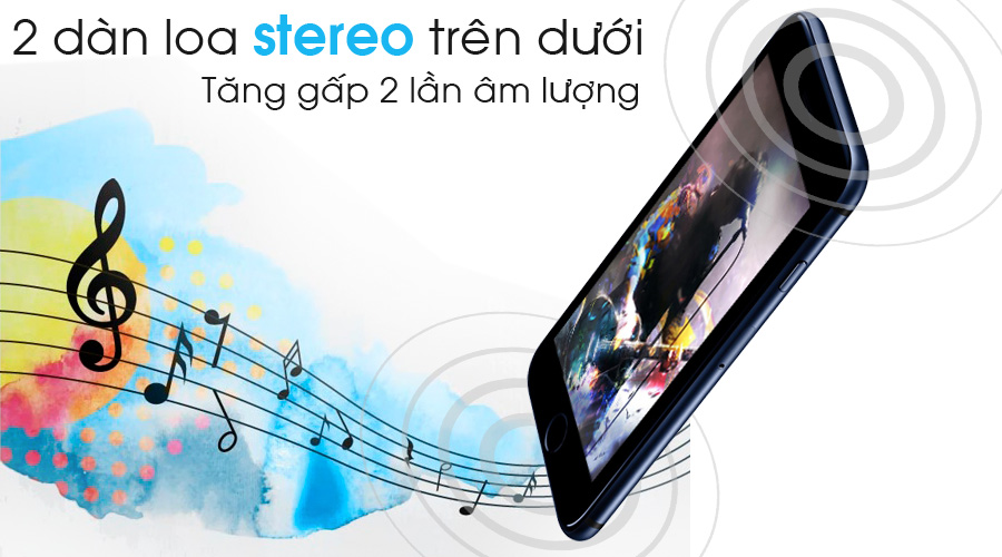 Dàn loa stereo của điện thoại iPhone 7