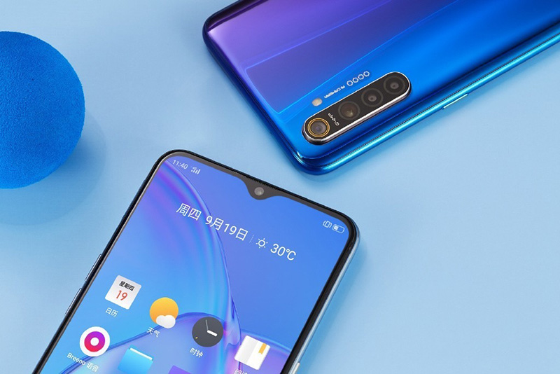 Camera trước và sau điện thoại Realme X2