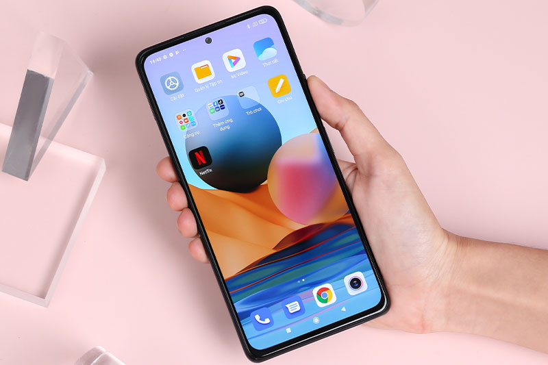 Xiaomi Redmi Note 10 Pro (8GB/128GB) | Màn hình hỗ trợ tần số quét cao 120 Hz