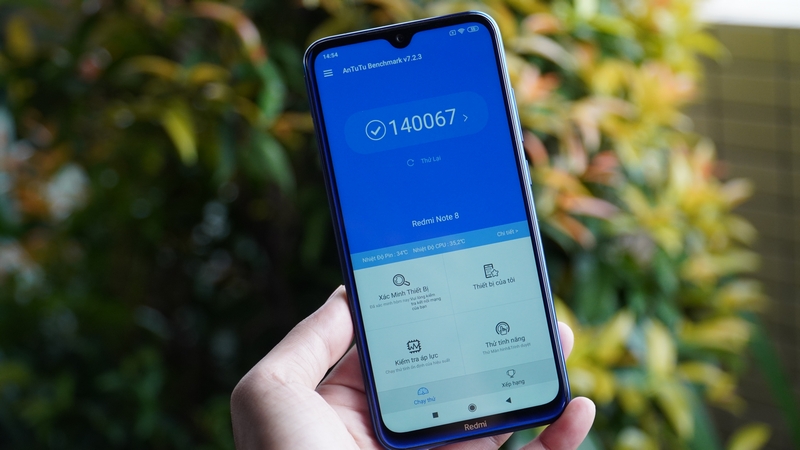 Điện thoại Xiaomi Redme Note 8 | Điểm Antutu Benchmark