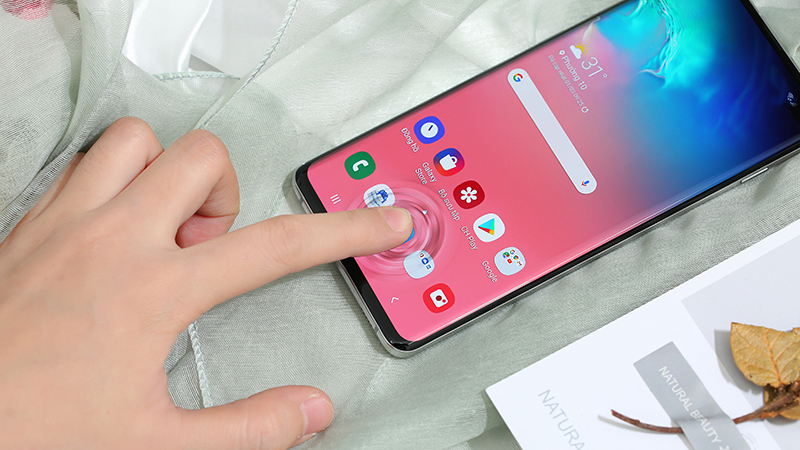 Vân tay siêu âm Samsung Galaxy S10 chính hãng