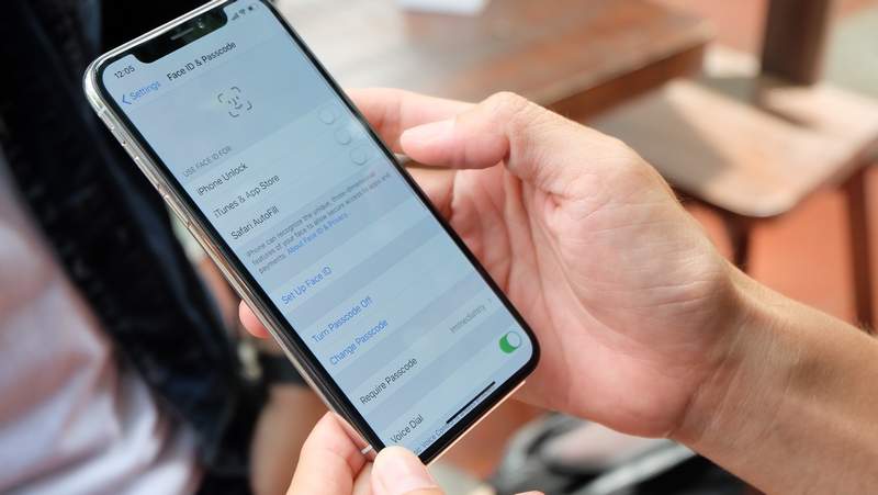 Face ID trên điện thoại iPhone Xs chính hãng