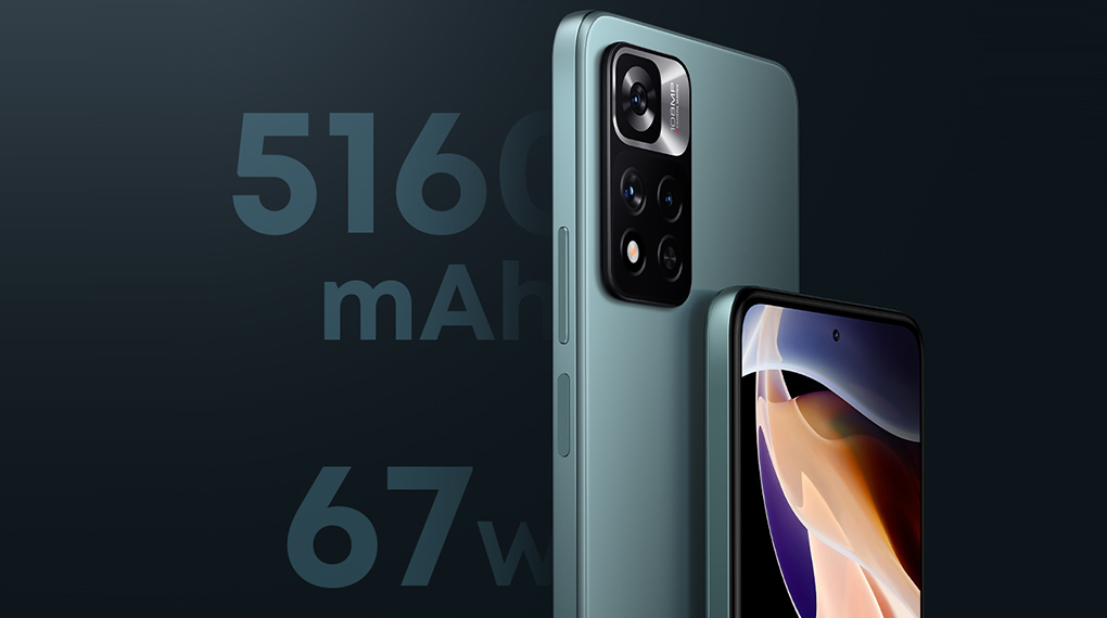 Xiaomi Redmi Note 11 Pro 5G - Hỗ trợ sạc nhanh đến 67 W